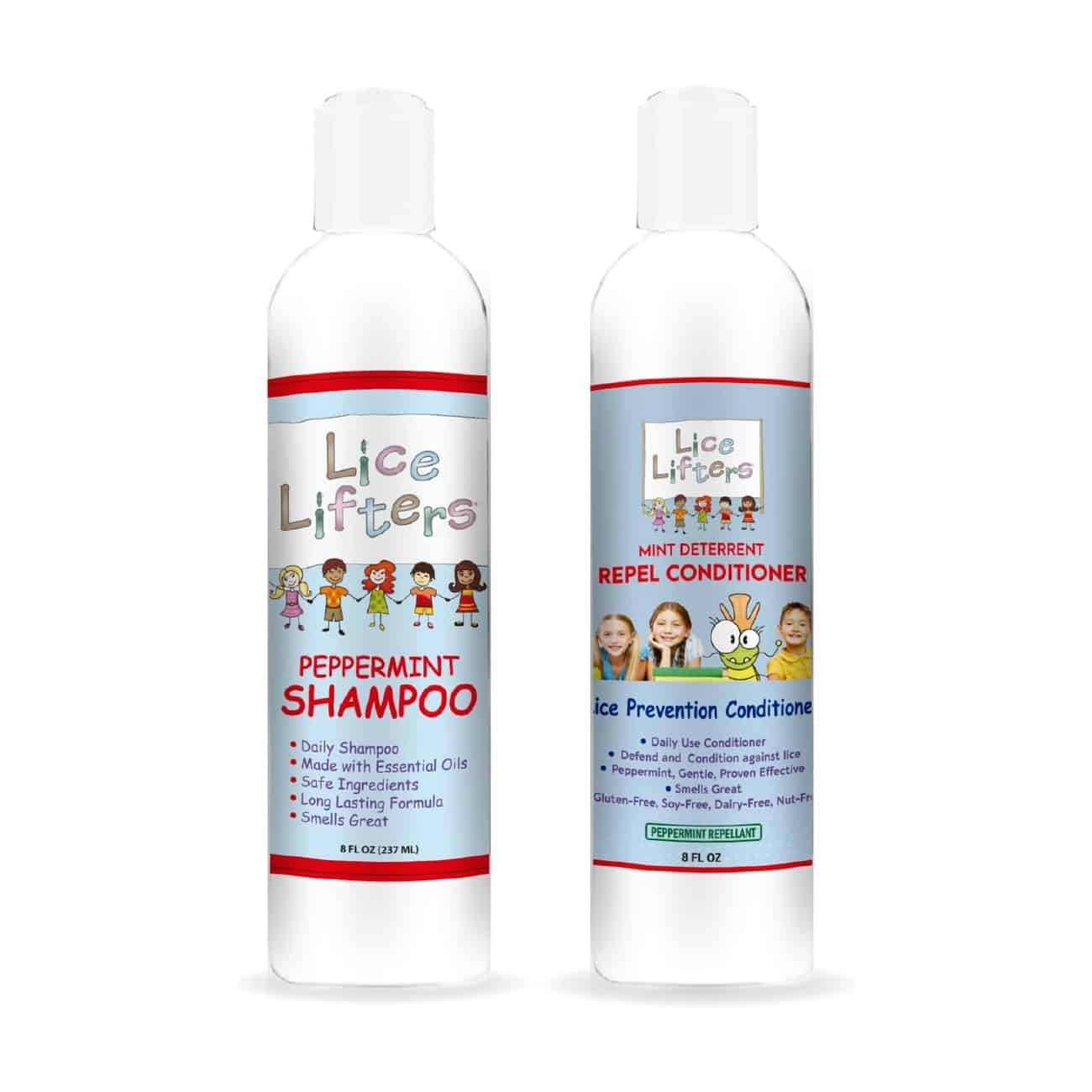Products image by Lice Lifters Of South Florida - Lice Treatment and Lice Removal Lice Lifters shampoo and conditioner bottles used to discuss how different lice treatment methods work.